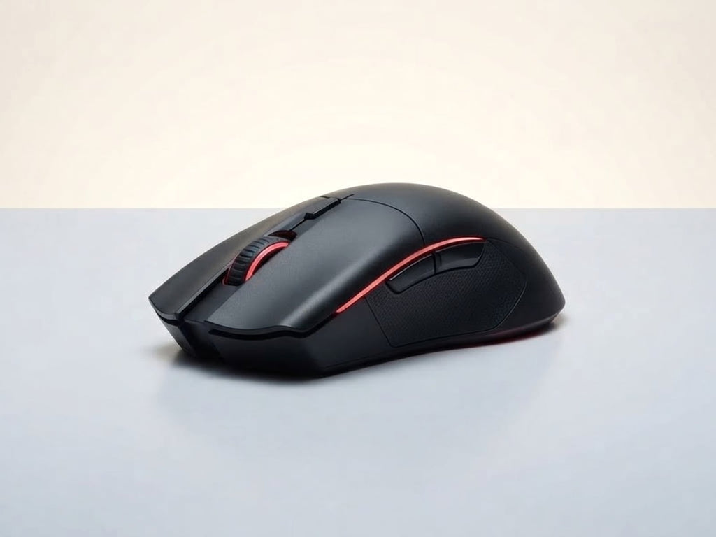 Combo teclado y mouse gamer RGB, vista 3