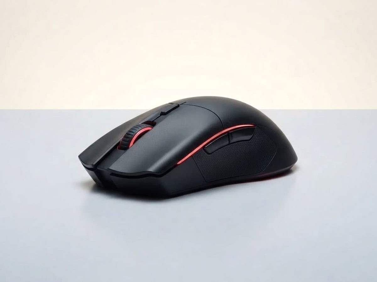 Combo teclado y mouse gamer RGB, vista 3