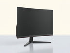 Monitor gamer curvo 27 pulgadas 165Hz, fondo de vitrina