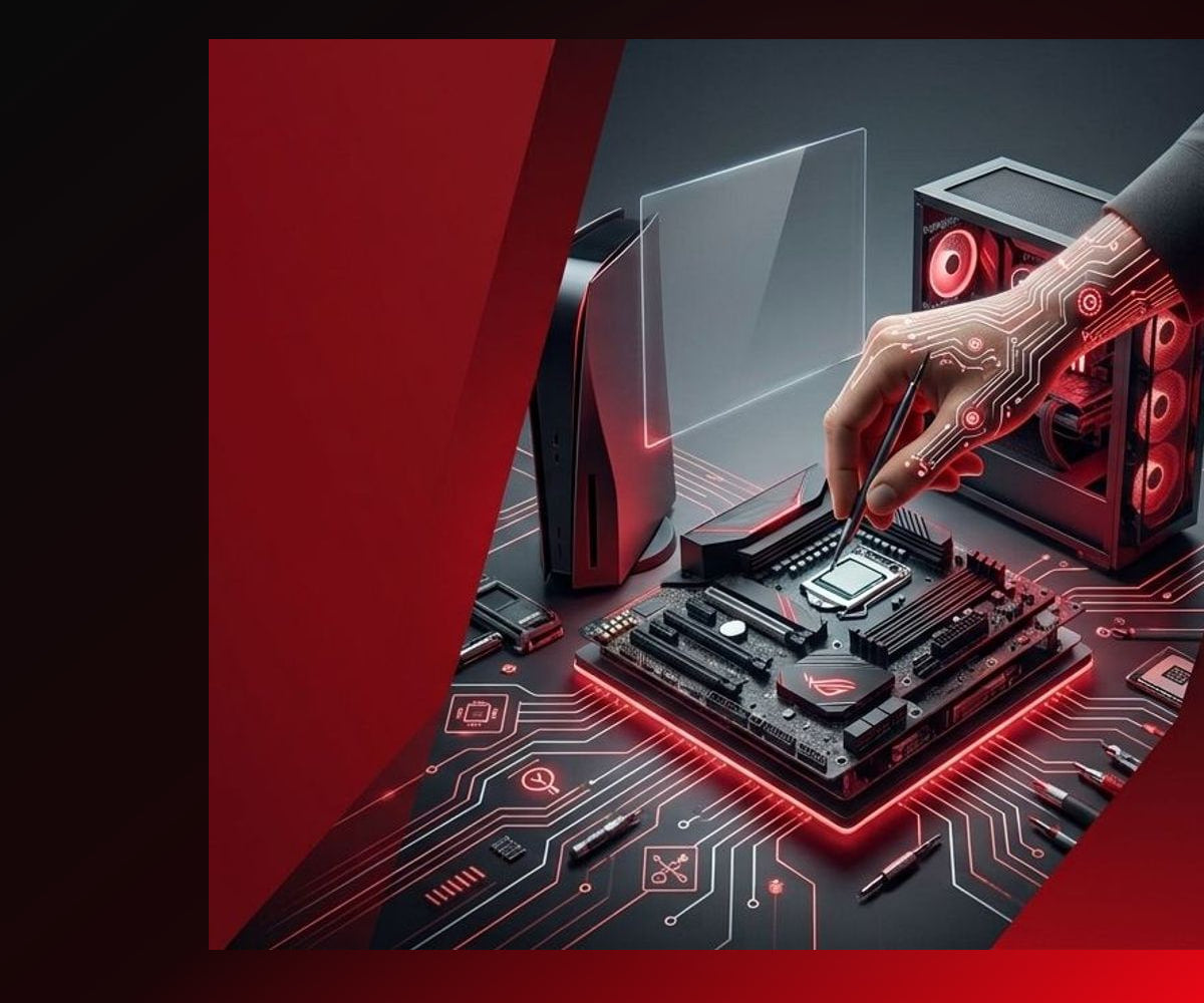 Diagnóstico técnico Tecno Gz: revisión de componentes internos de un computador gamer.
